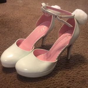 Bunny Tail Heels Brand New